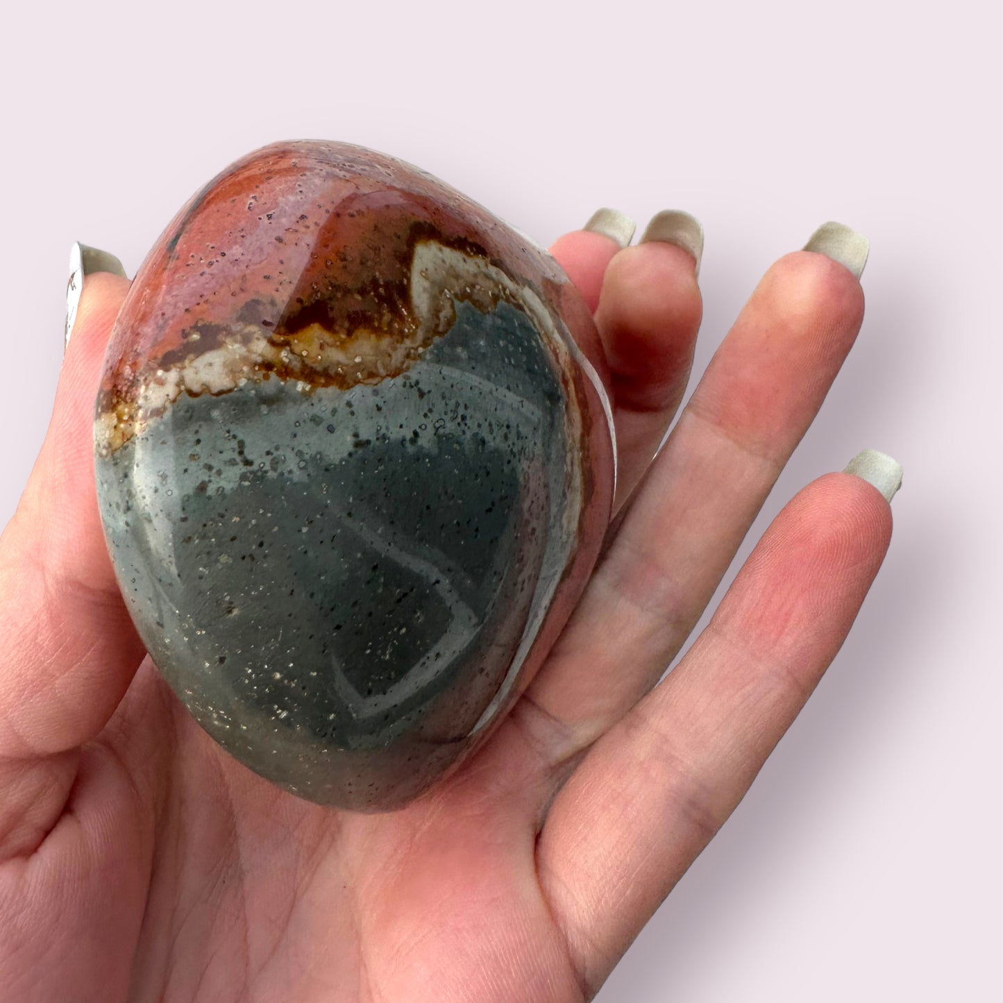 Polychrome Jasper Heart