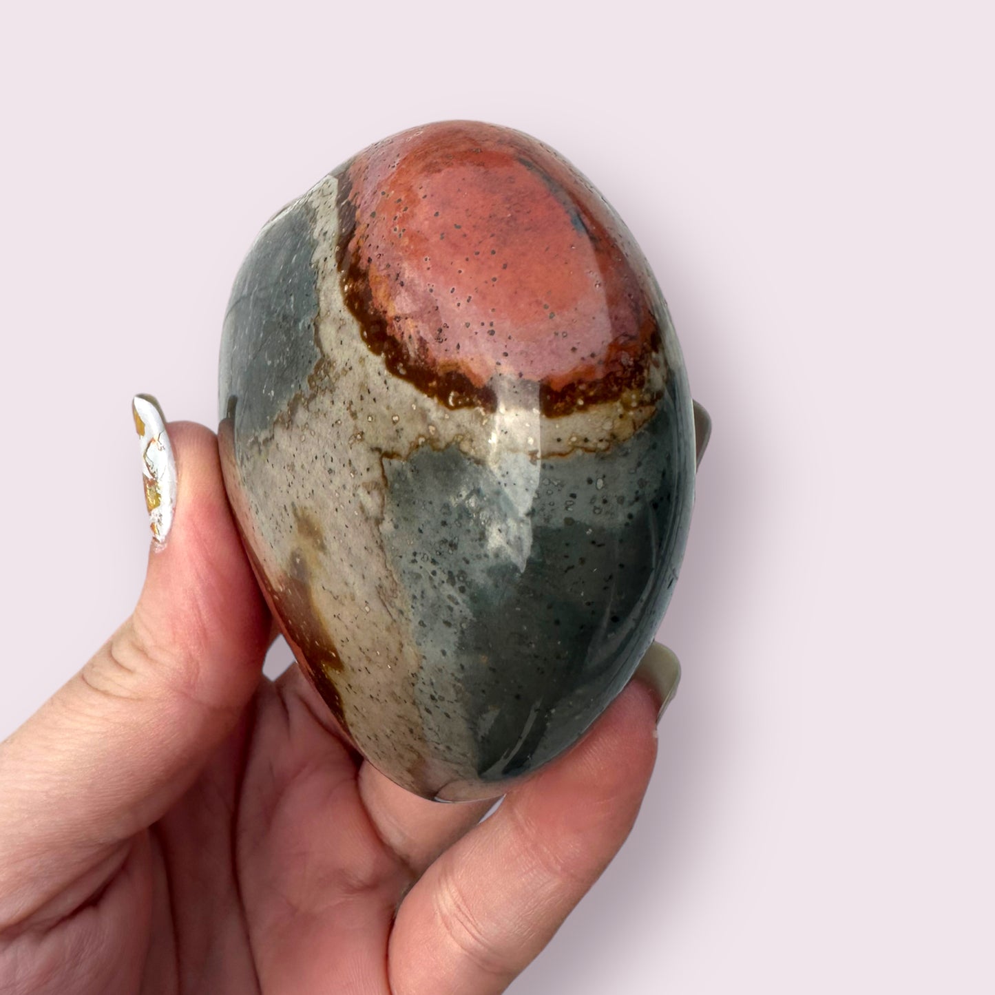 Polychrome Jasper Heart