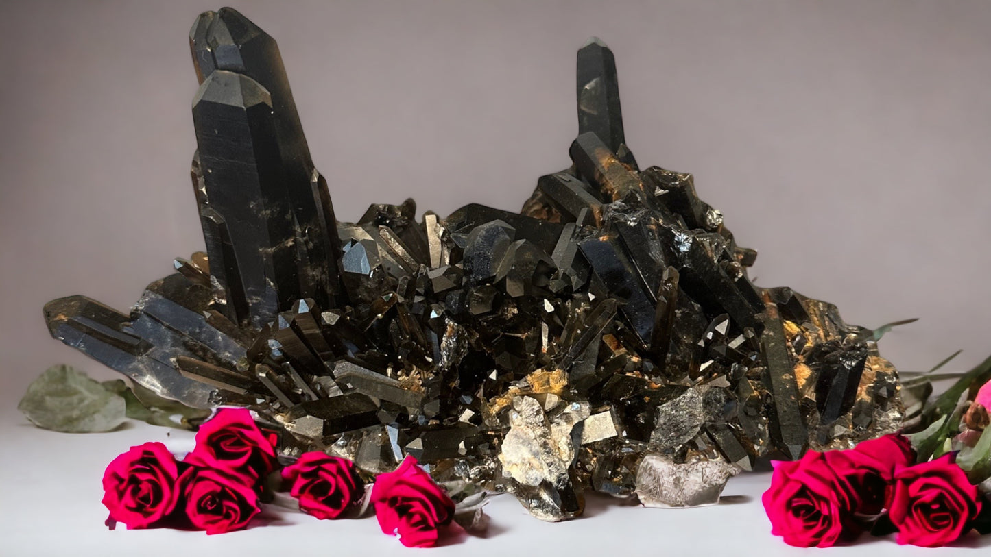 Smoky Quartz Cluster - Large