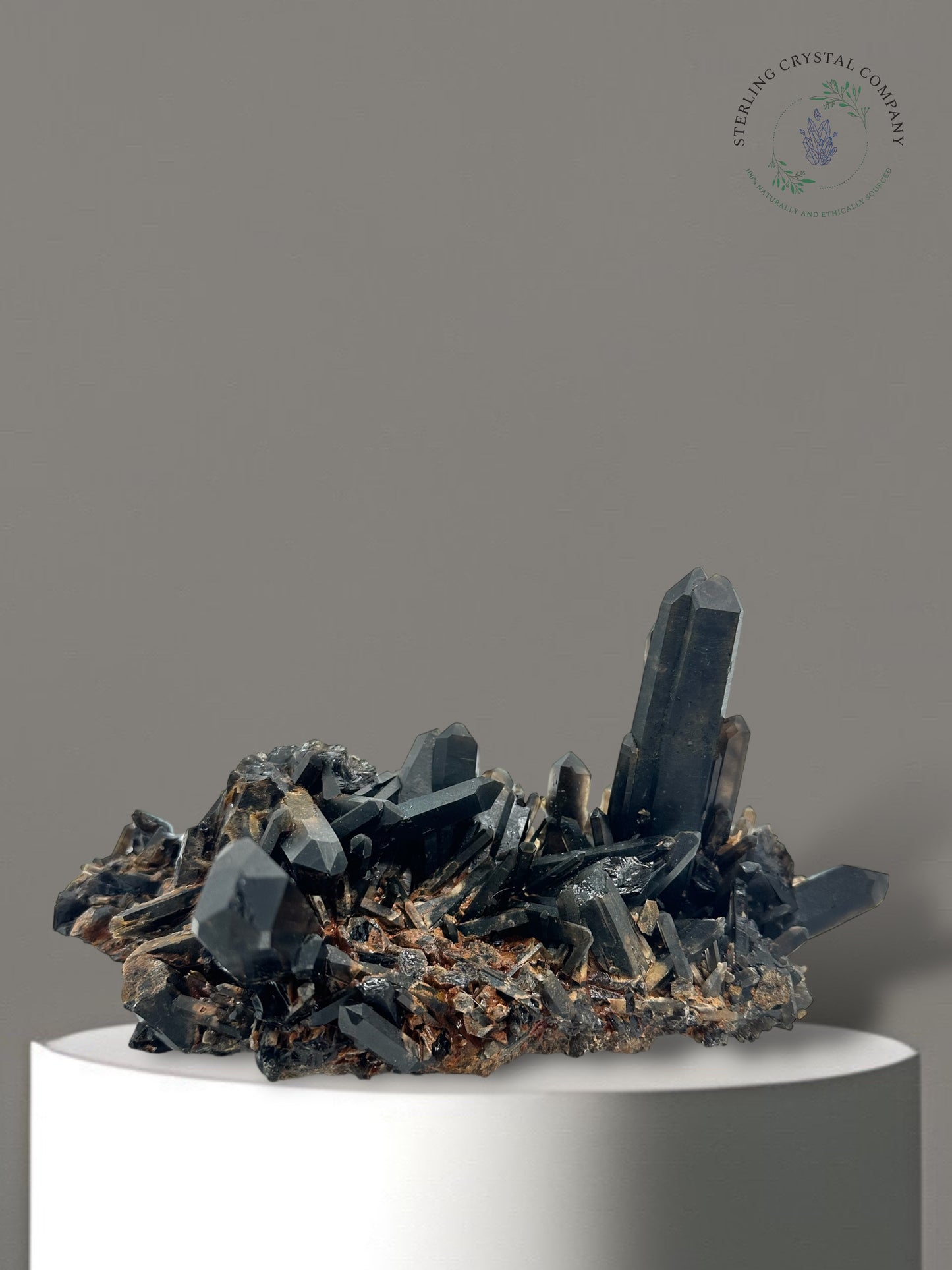 Smoky Quartz Cluster - Large