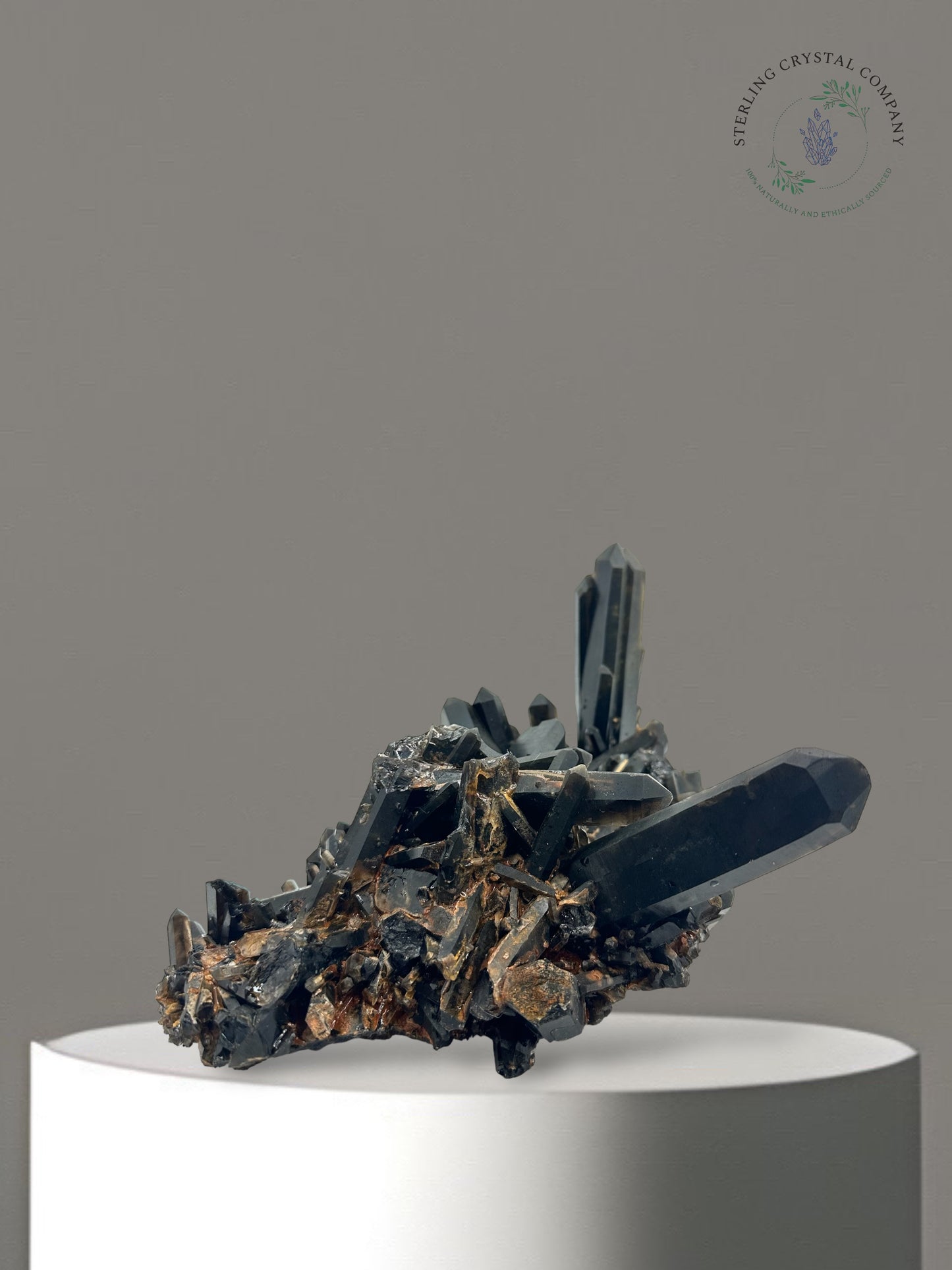 Smoky Quartz Cluster - Large