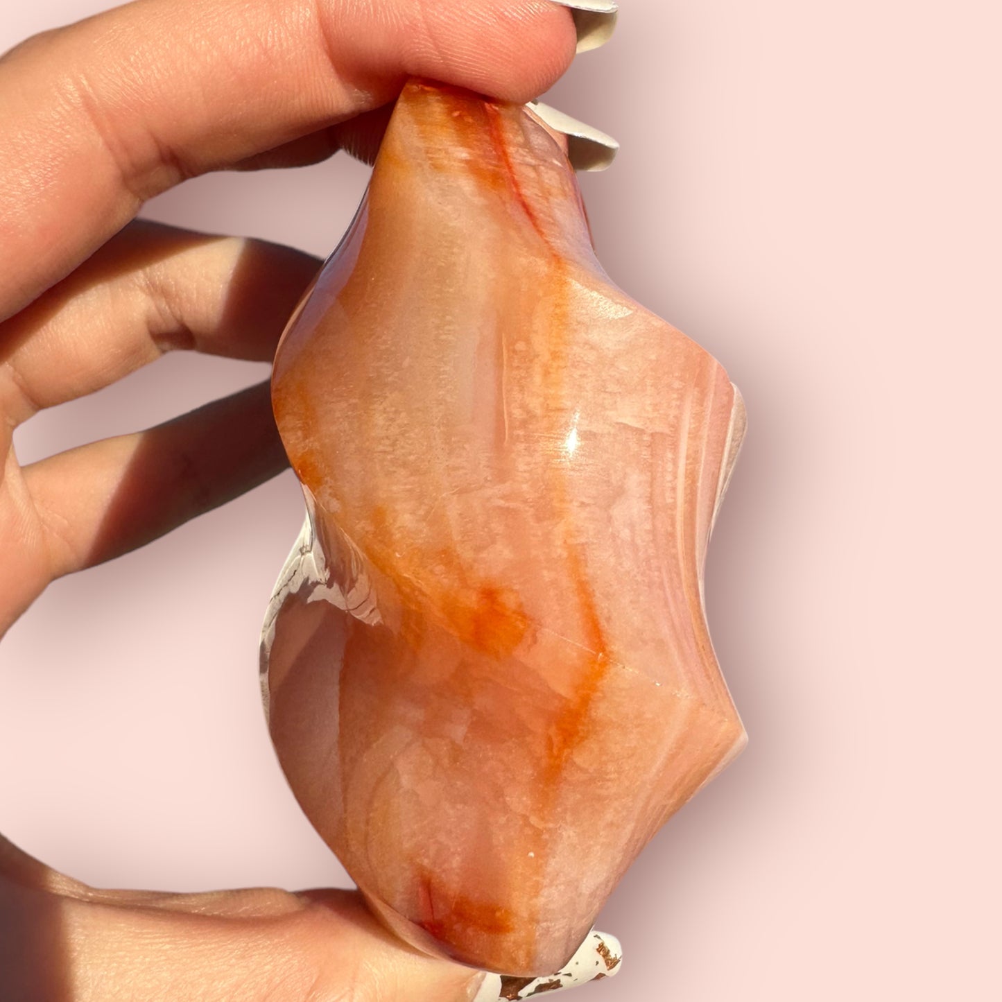 Carnelian Agate Flame