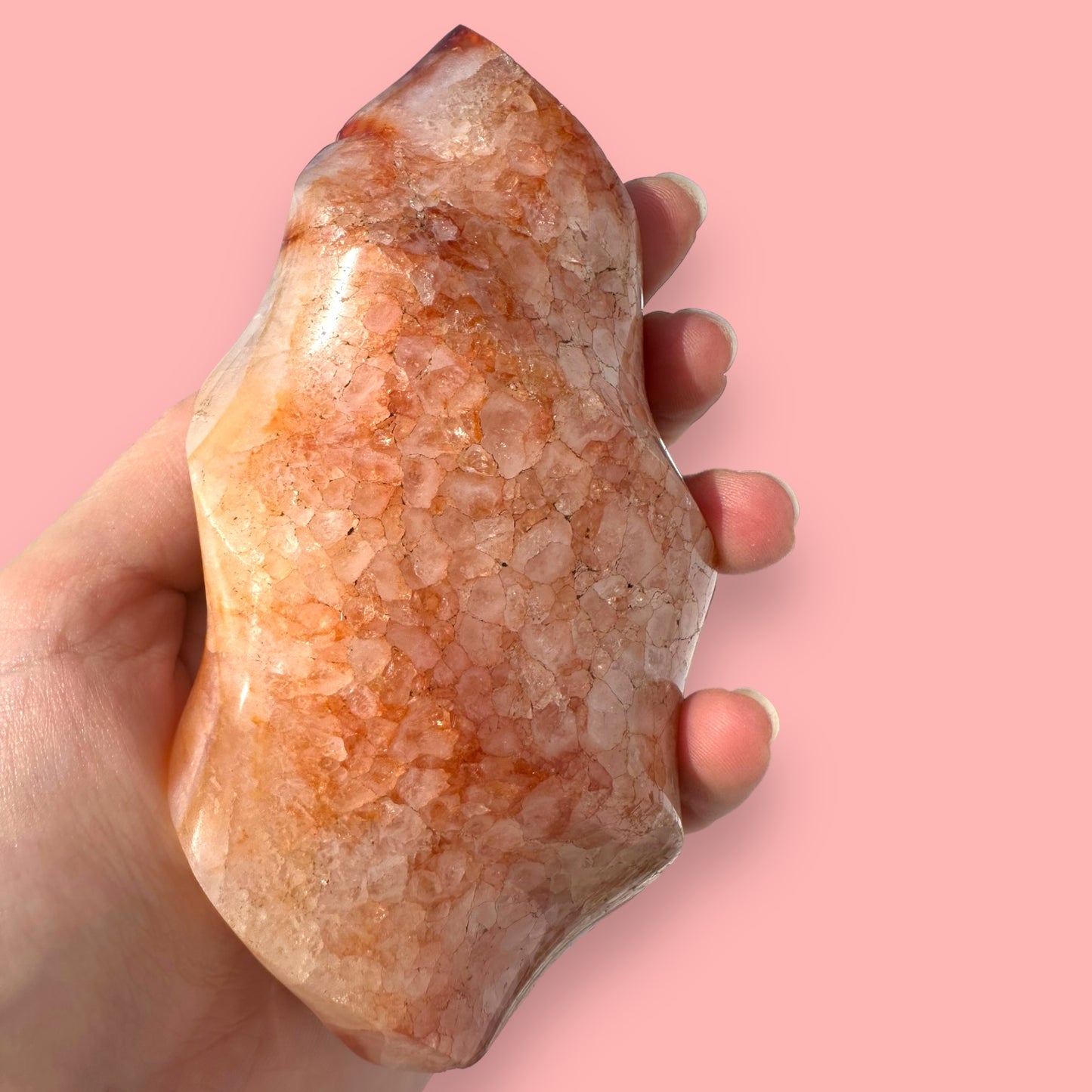Carnelian Agate Flame Crystal