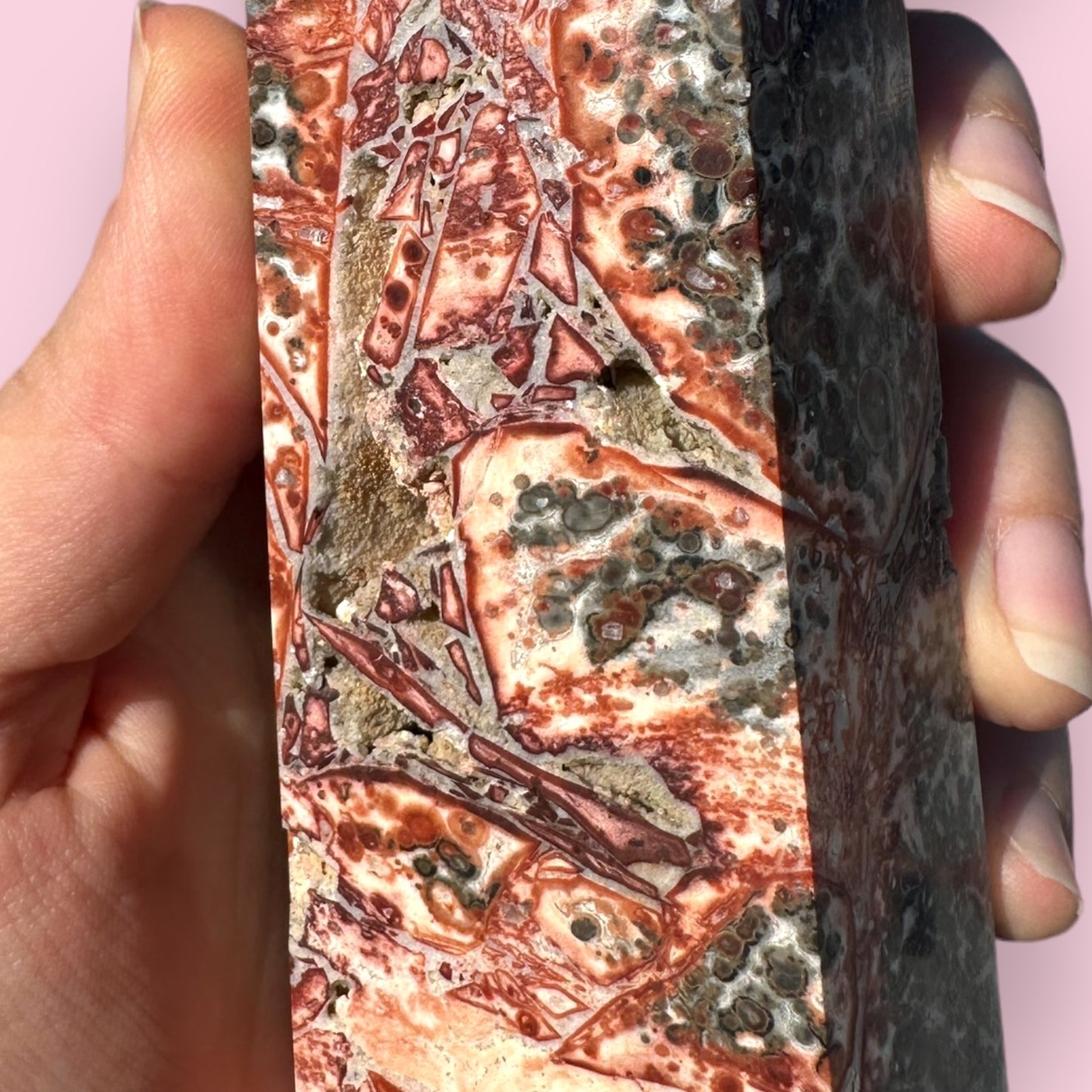 Leopard Jasper Crystal Tower
