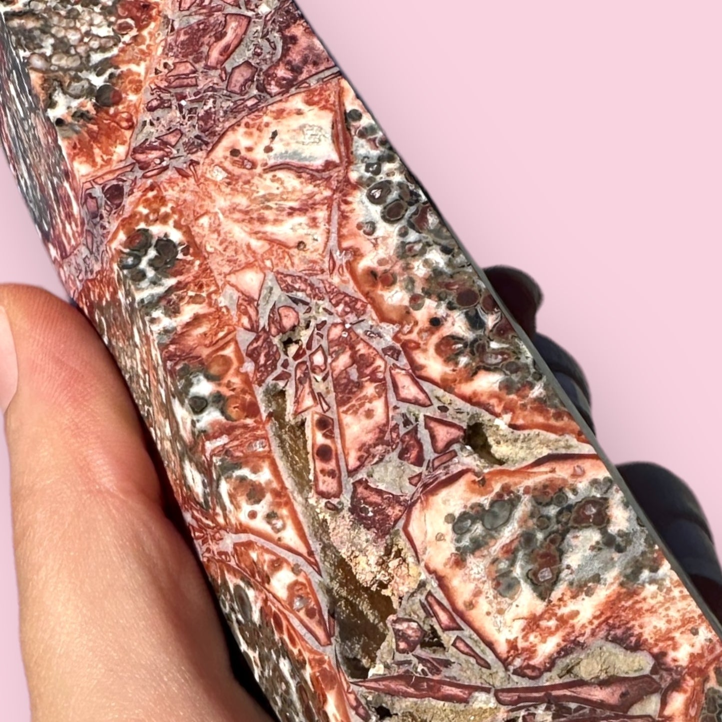 Leopard Jasper Crystal Tower