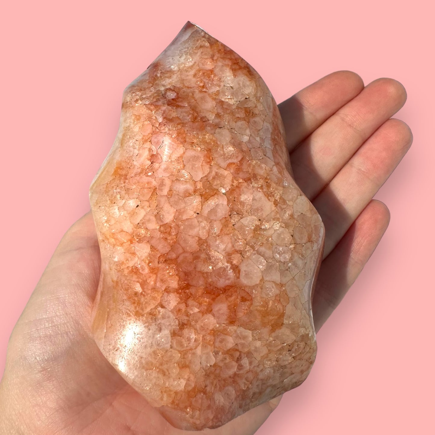 Carnelian Agate Flame Crystal