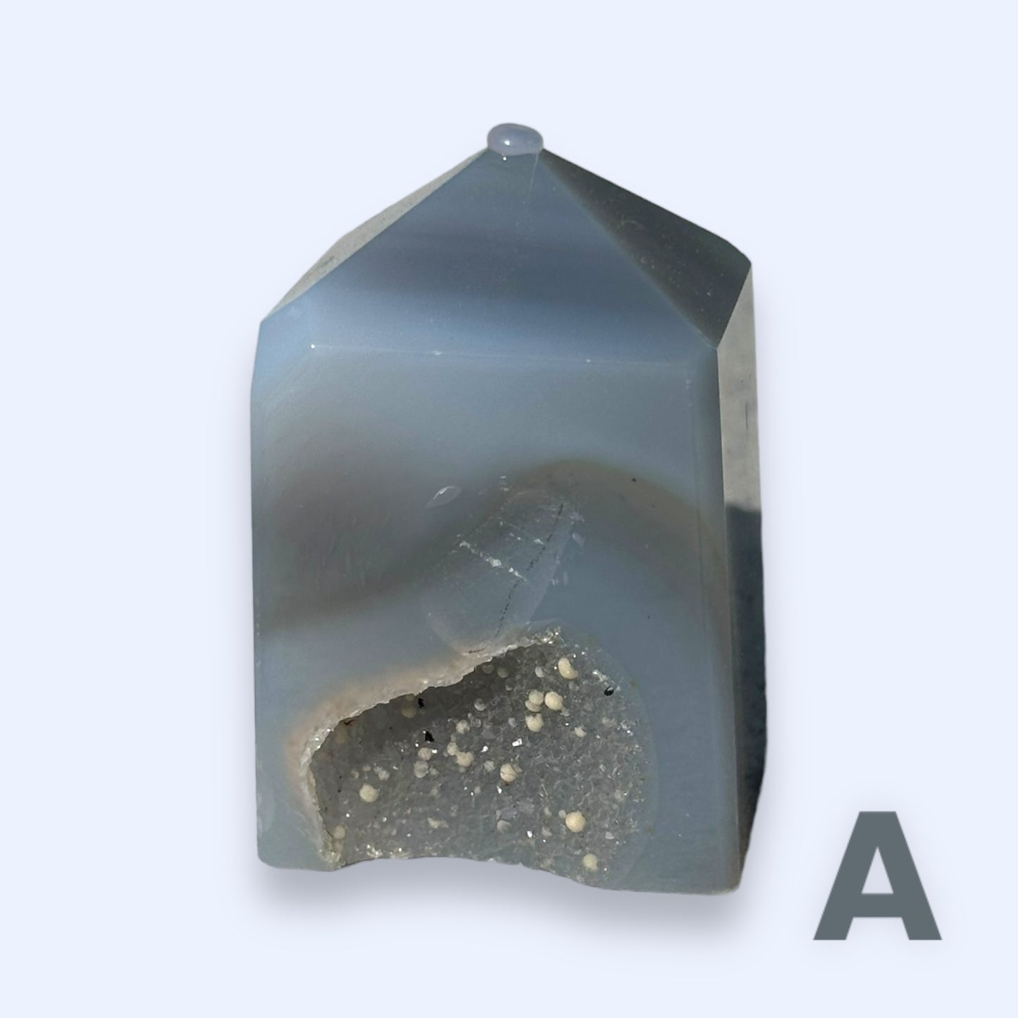 Druzy Agate Crystal Tower