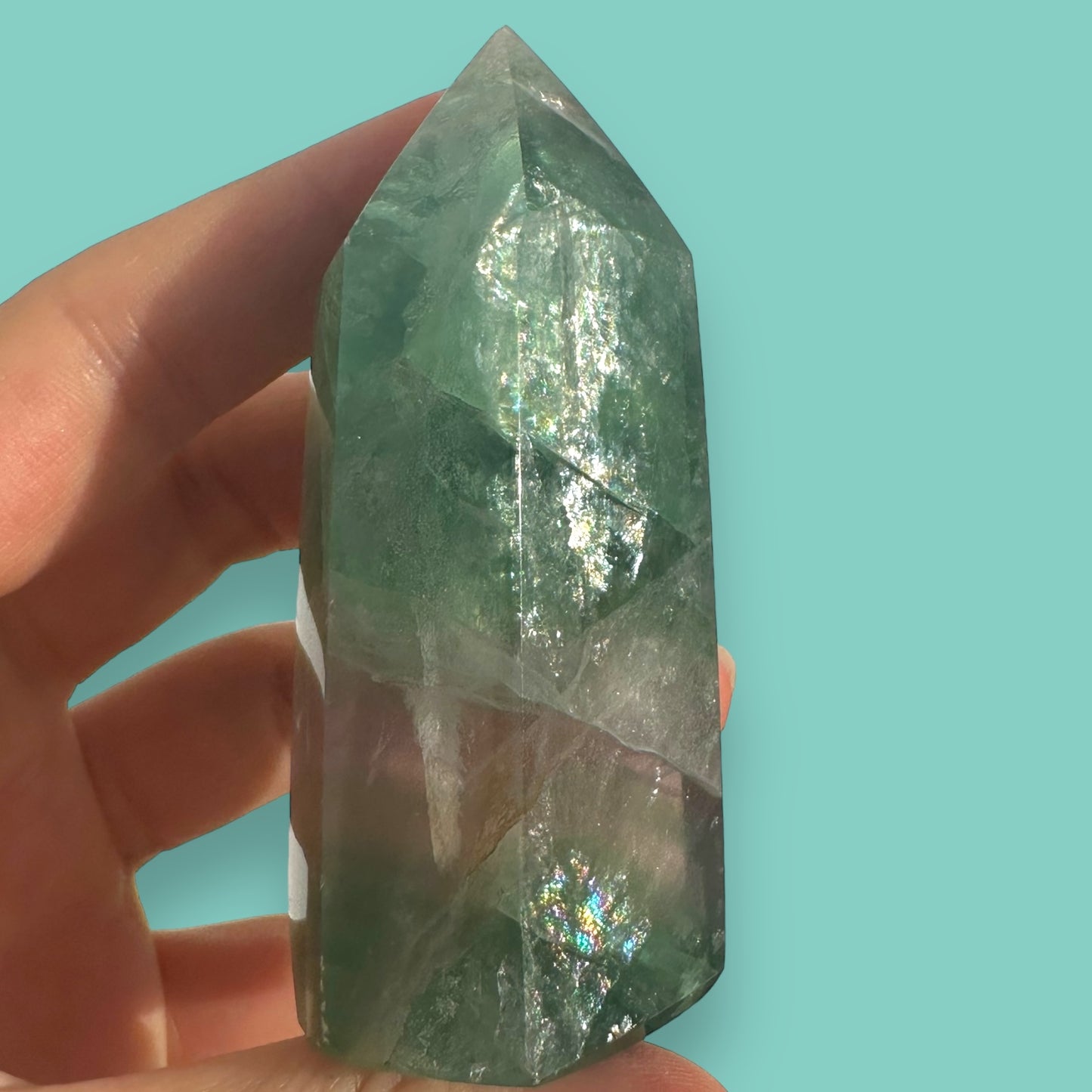 Rainbow Fluorite Tower