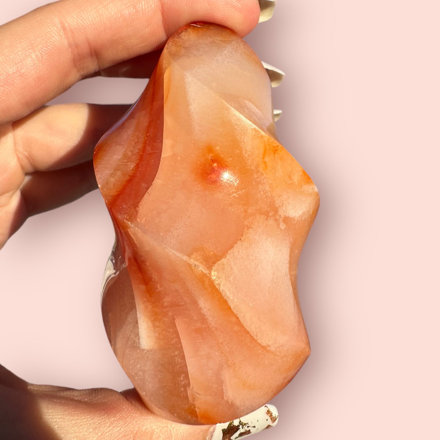 Carnelian Agate Flame