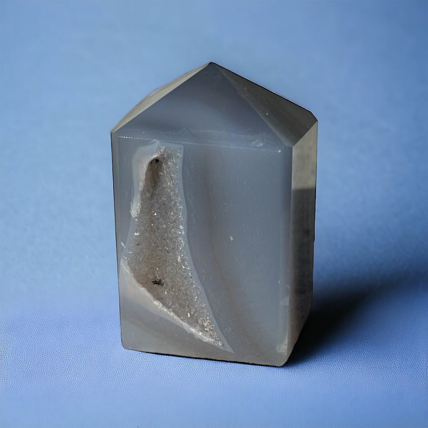 Druzy Agate Crystal Tower