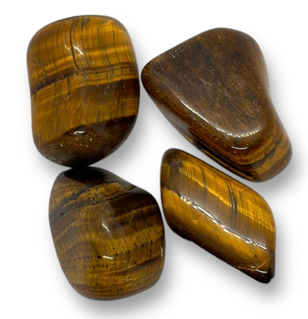 Tigers Eye Tumbled Stone