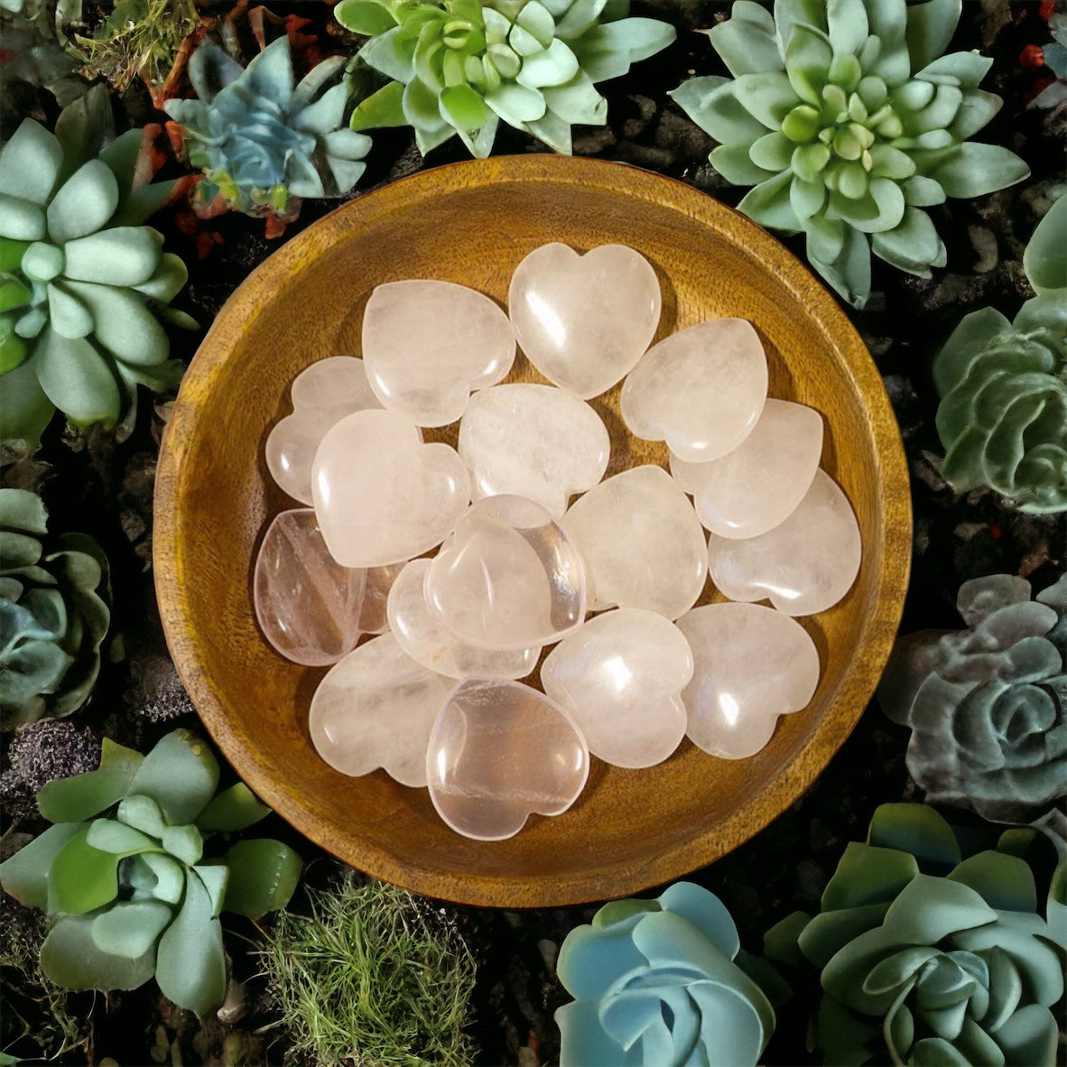 Rose Quartz Mini Heart