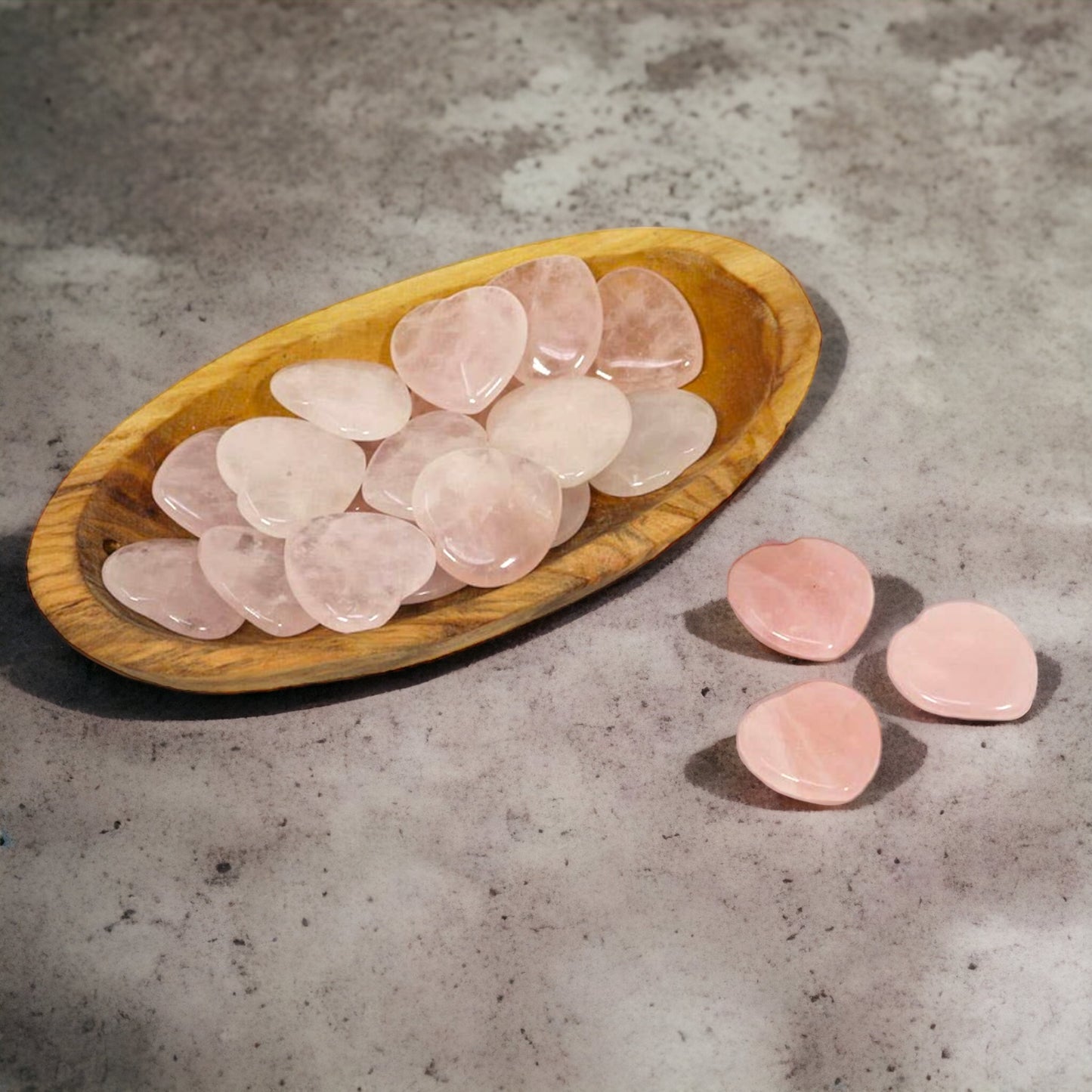 Rose Quartz Mini Heart
